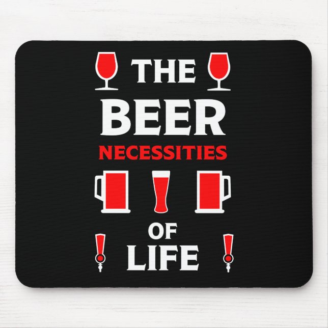Craft Beer Drinkers Mouse Pad (Front)