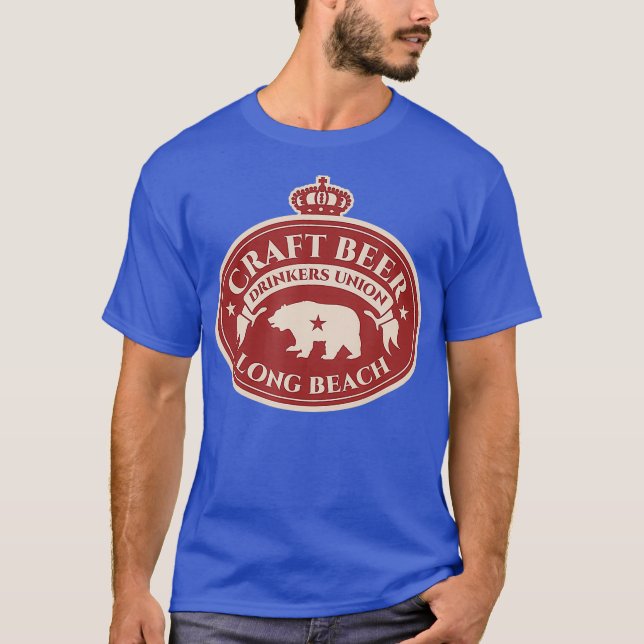 Craft Beer Drinkers Union - Long Beach T-Shirt (Front)