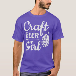Craft Beer Girl Hops  T-Shirt