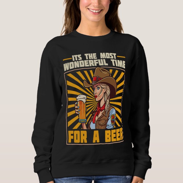 Craft Beer Lady Brew Brewer House Microbrewing Hom Sweatshirt (Front)