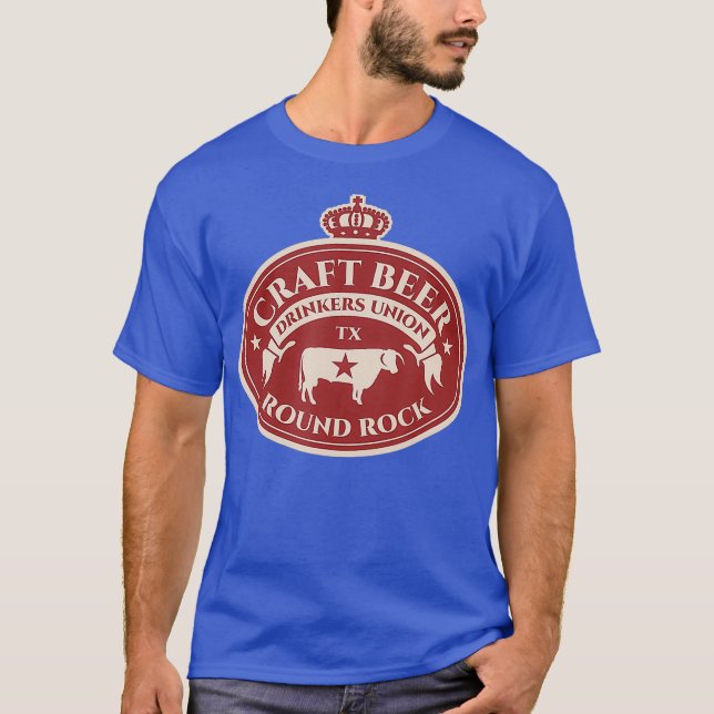 Craft Beer Lovers - Round Rock Texas T-Shirt (Front)