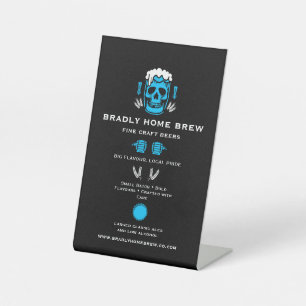Craft Beer Oktoberfest Business Promotion Pedestal Sign