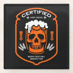 Craft Beer Oktoberfest Glass Coaster