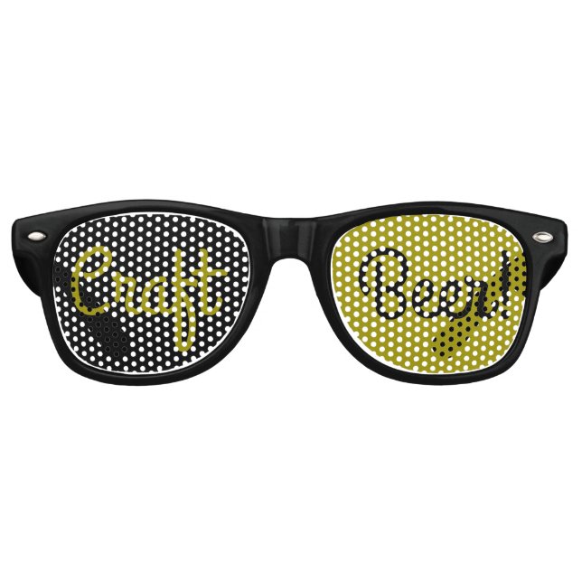 Craft Beer  Retro Sunglasses (Front)