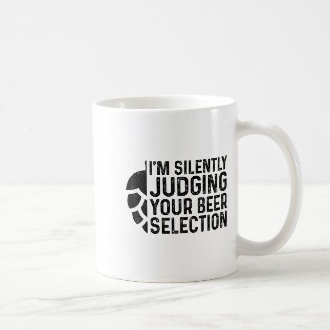 Craft Beer Silently Judging Your Beer Selection Sn Coffee Mug (Right)