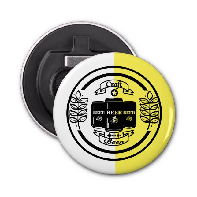 Craft Beer Three Cans Bottle Opener (Front)