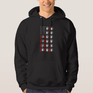 Craft Beer Us American Flag Patriotic 4th Of July Hoodie