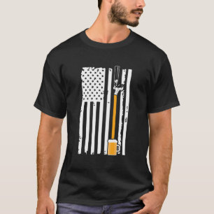 Craft Beer Usa Flag American Patriot Drink Beer Ho T-Shirt