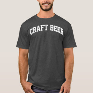 Craft Beer Vintage Retro Sports Arch Funny T-Shirt