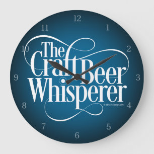 Craft Beer Whisperer Large Clock