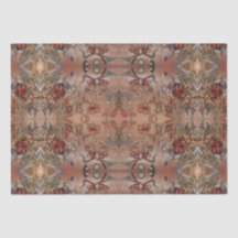 Craft Decoupage Art Deco Collage Floral Pattern