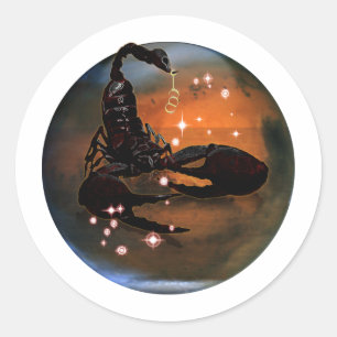 Craft Dungeon Zodiac - Scorpio Classic Round Sticker