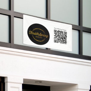 Craft Event Customisable Logo & QR Code Banner