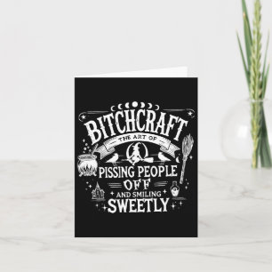Craft Funny Witch Witchy Spooky Season Happy Hallo Card