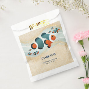 Craft Glitter Clown Fish Nemo Baby Shower Favour Bag