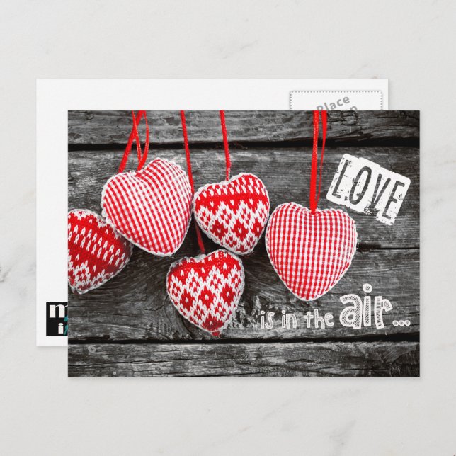 Craft Hearts Valentine's Day Postcards (Front/Back)