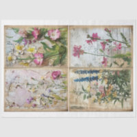 Craft Junk Journal Scrapbook Floral Background C