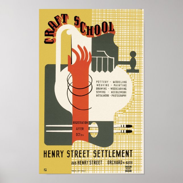 Craft School Poster (Front)