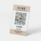 Craft Show Booth Display QR Code Pay Pedestal Sign