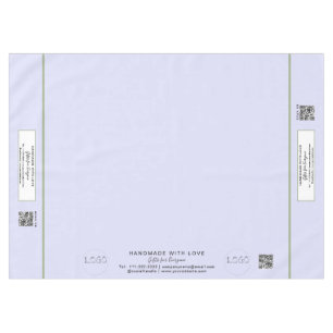 Craft Show Lavender Sage 60 x 84 Geometric Stripes Tablecloth