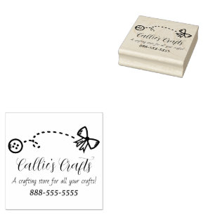 Craft Supplies Store Wood Art Stamp