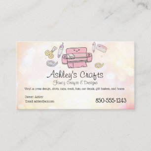 Craft Vinyl Business Card - Silhouette Cricut