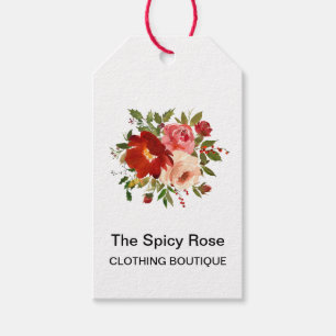 Craft Watercolor Flowers Roses Price Tag Retail
