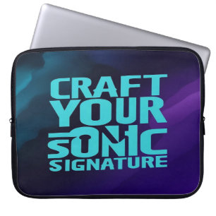 Craft Your Sonic Signature Laptop Sleeve