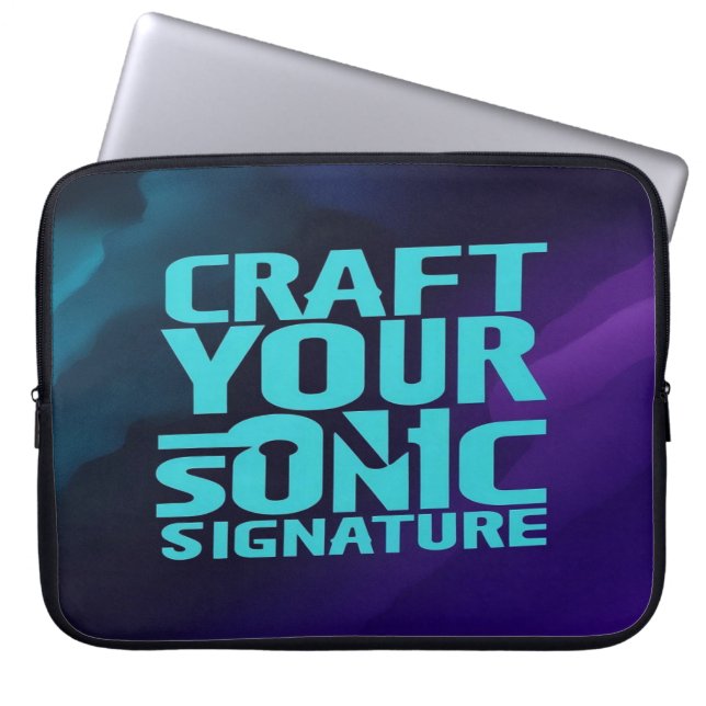 Craft Your Sonic Signature Laptop Sleeve (Front)