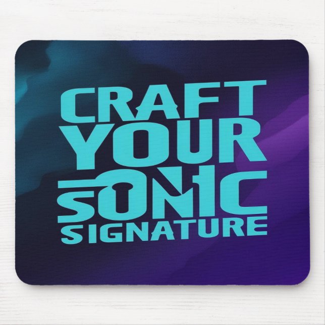 Craft Your Sonic Signature Mouse Pad (Front)