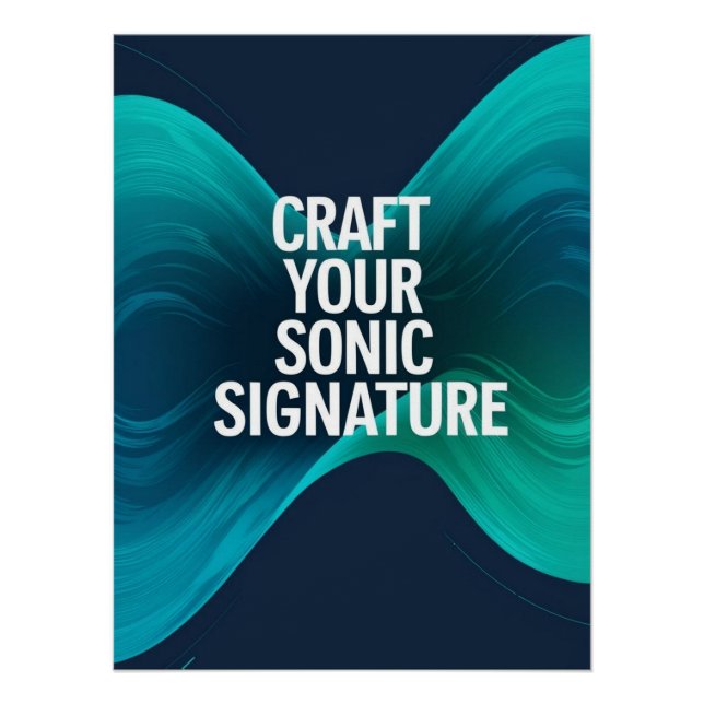 Craft Your Sonic Signature option 3 Poster (Front)