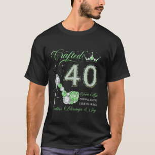 Crafted 40 Years Ago 40th Birthday 40 Years Old Wo T-Shirt