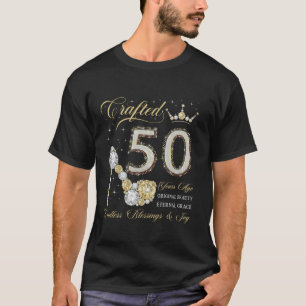 Crafted 50 Years Ago 50th Birthday 50 Years Old Wo T-Shirt