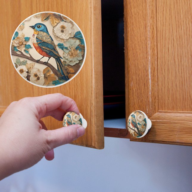 Crafted Bird Ceramic Knob (Creator Uploaded)