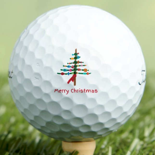 Crafted Cute Christmas Tree – Festive Holiday Gift Golf Balls (Creator Uploaded)