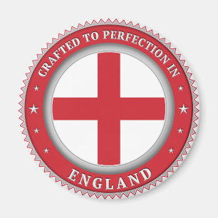 Crafted To Perfection In England Magnet