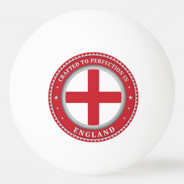 Crafted To Perfection In England Ping Pong Ball (Front)