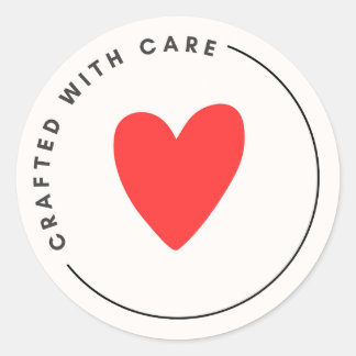 Crafted With Care Sticker
