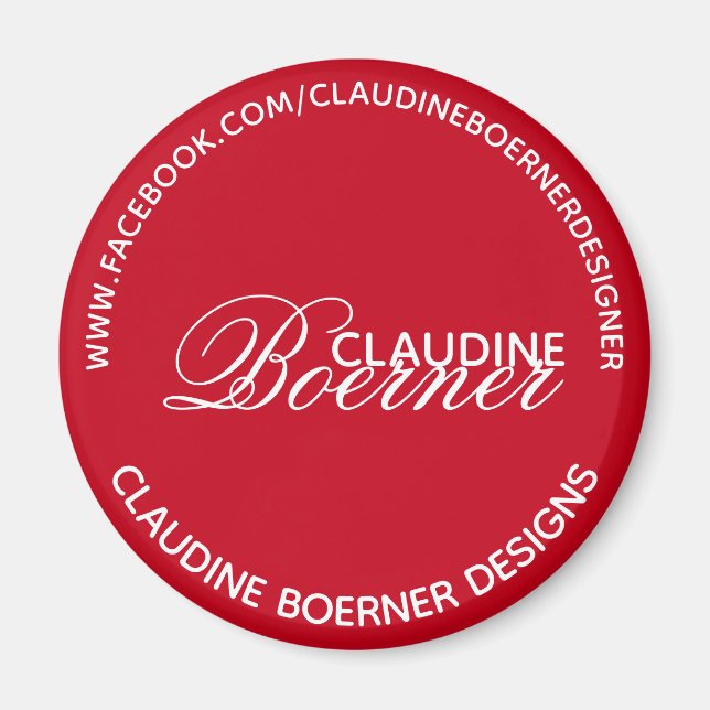 Crafter Artist Business Magnets (Front)