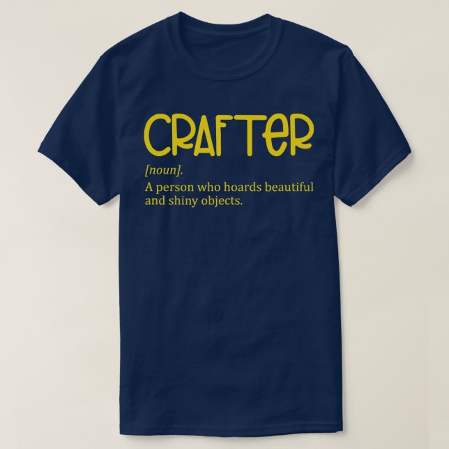 Crafter Funny Crafting Scrapbooking Crafty Scrapbo T-Shirt (Design Front)