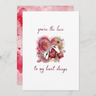 Crafter Lovers Valentine  Invitation