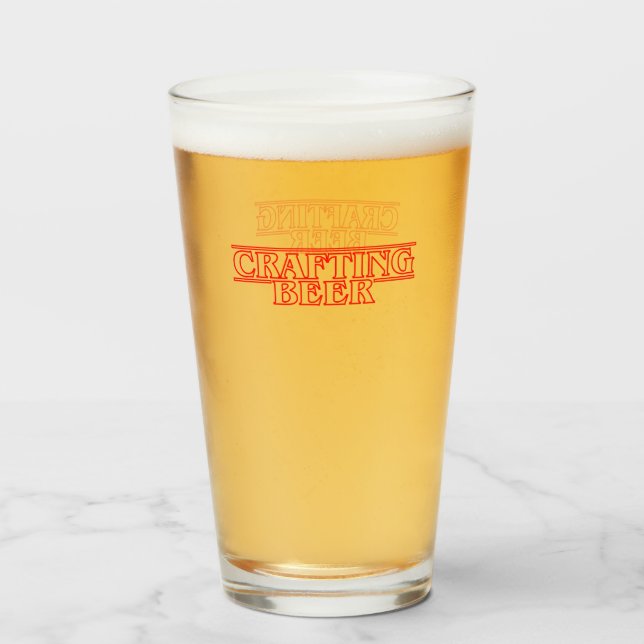 Crafting Beer Glass (Front Filled)
