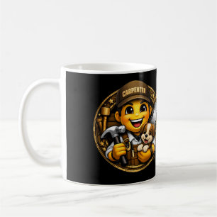 Crafting Dreams in Wood: Professional Carpenter  Coffee Mug
