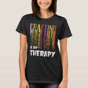 Crafting is my Therapy Artistic T-Shirt