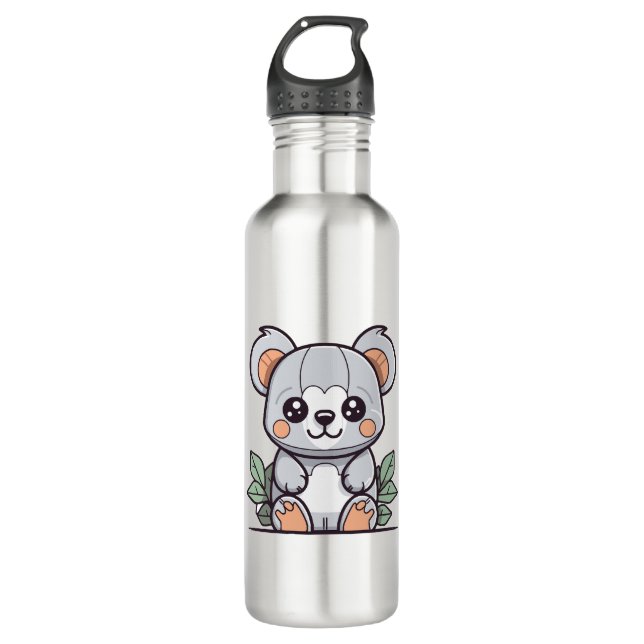Crafting Kawaii Magic Koala Vector 710 Ml Water Bottle (Front)