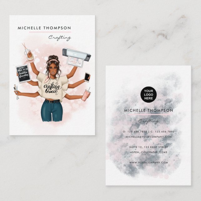 Crafting Queen Business Card (Front/Back)