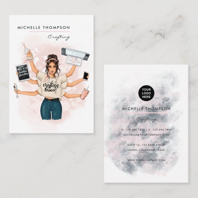 Crafting Queen Business Card (Front/Back)