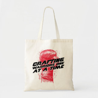 Crafting Warriors One Step at a Time Tote Bag