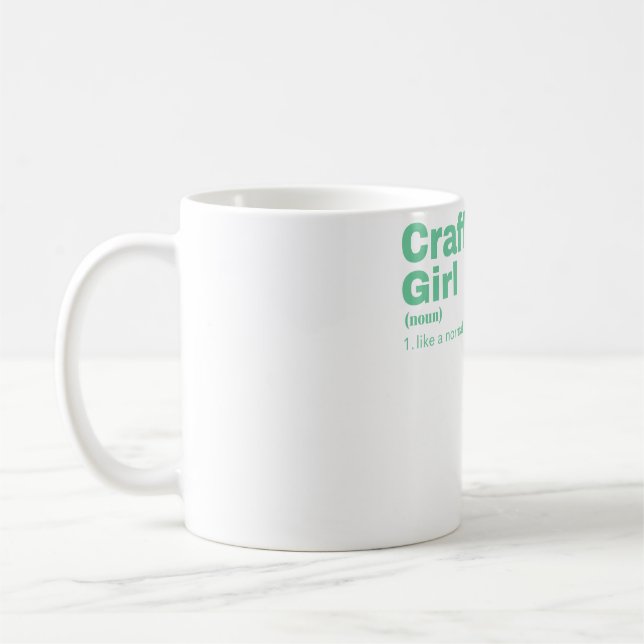 Crafts Girl - Crafts Coffee Mug (Left)