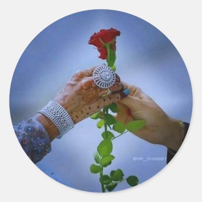 Crafts Party Supplies Gift Wrapping Supplies Classic Round Sticker (Front)